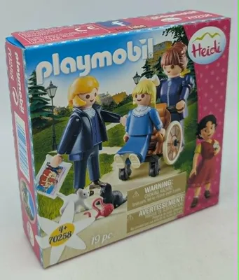 Produktbild von PLAYMOBIL, Clara mit Vater und Fräulein Rottenmeier, Heidi, 70258