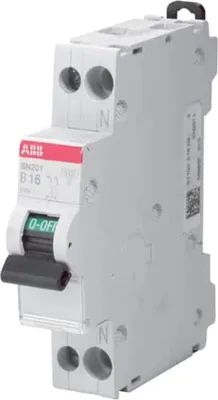 Produktbild von LS-Schalter, 16A, 1pol+N, C, 6kA, 1TE, Schmalbauweise, 1 Stk.