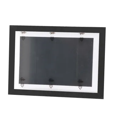 Immagine prodotto di Cornice per quadri con apertura frontale, possibilità di esporre e conservare opere d'arte, cornice intercambiabile, nero
