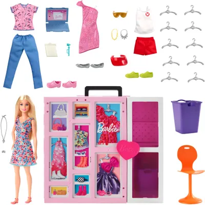 Obrázok produktu pre Mattel Barbie Módny šatník snov s bábikou HGX57