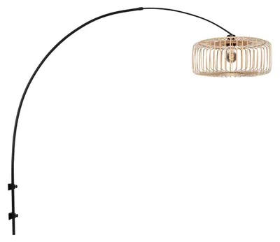Immagine prodotto di Lampada da parete - nero - Sparkled Light - bambù metallo - E27 - 4151ZW - Steinhauer