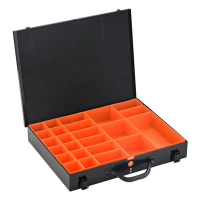Produktbild von ALUBOX - Sortimentsbox mit 24 Einsatzkästen schwarz - L