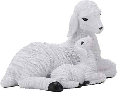 Zdjęcie produktu dla Figurki owiec, statuetka owiec, statuetka owiec, ozdoba owiec, statuetka zwierząt, dekoracja owiec