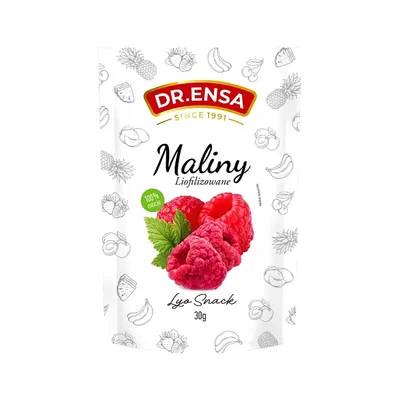 Zdjęcie produktu dla Maliny Liofilizowane 30 g