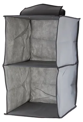 Obrázek produktu pro Verk 01324 Závěsný organizér s 2 přihrádkami 30x30x50cm šedá