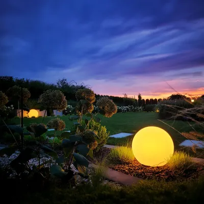 Immagine prodotto di GLOBO Eko-light sfera bianca 60cm lampada da giardino EKO0459