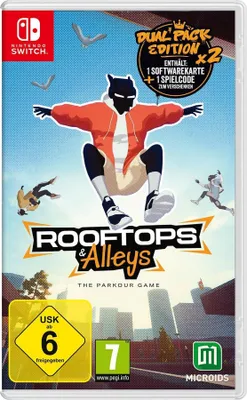 Produktbild von Rooftops & Alleys - The Parcour Game (Dual Pack Edition) Nintendo Switch-Spiel
