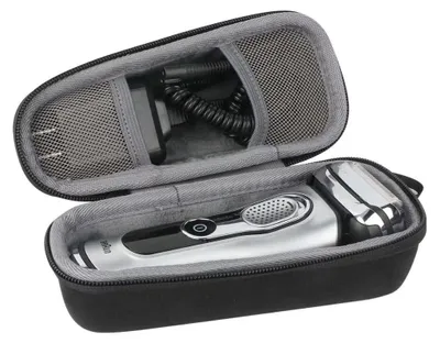 Obrázok produktu pre CO2CREA – Ochranné puzdro, obal, etui, vrecko pre elektrické holiace strojčeky Braun Series 5, 7, 9 (mokré a suché) modely 5090cc, 5050cc, 5030s, 5040s, 7898cc, 9385cc, 9290cc, 9090cc. Len puzdro