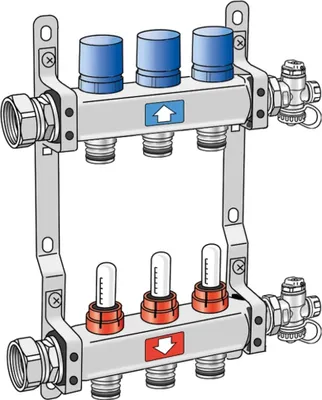 Produktbild von KE Kelit KMP590E, KELOX-PROTEC FB, Edelstahl-Steckverteiler, 5, L: 375mm, 1 Stk.