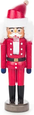Productafbeelding van Kerstman, rode notenkraker (14 cm) van Dregeno Seiffen