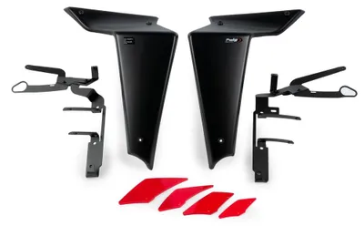 Zdjęcie produktu dla PUIG 20647R Boczny spojler typu „naked” pasujący do YAMAHA MT-09 SP, kolor czerwony