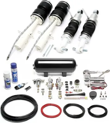 Zdjęcie produktu dla Zawieszenie pneumatyczne TA Technix + kompresor Airride srebrny do Porsche 944 Carrera