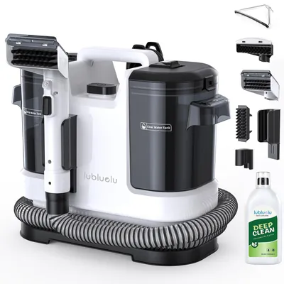 Produktbild von Lubluelu V6 Teppichreiniger Waschsauger 13500Pa Leistungsstarker Nasssauger Polsterreiniger für Sofa, Auto & Teppich inkl. Zubehör & 1L Reiniger