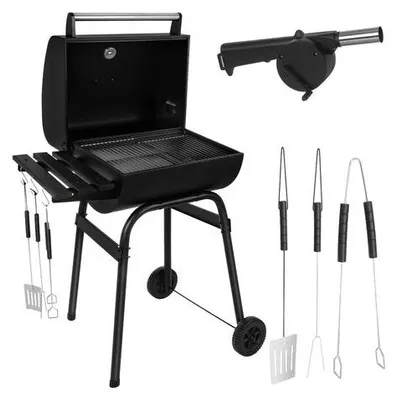 Productafbeelding van Kolengrill met afdekking, thermometer, 82x51x117 cm