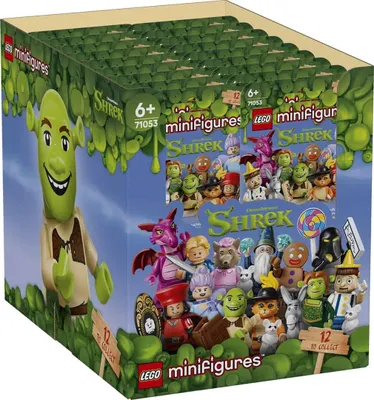 Obrázek produktu pro Figurky 71053 Originální box 36 minifigurek série Shrek.