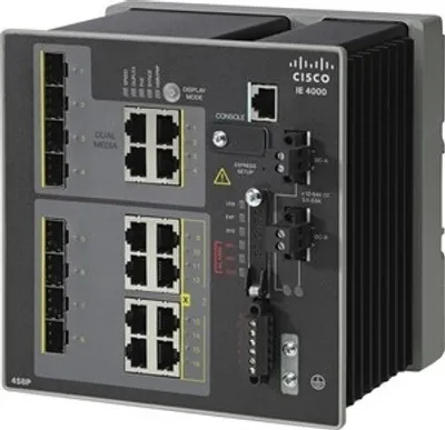 Produktbild von Cisco IE-4000-4S8P4G-E, Managed, Vollduplex, Power over Ethernet (PoE)