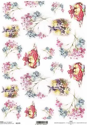 Produktbild von ITD Reispapier Decoupage Bastelpapier Softpapier Serviettentechnik, Hühner R1579
