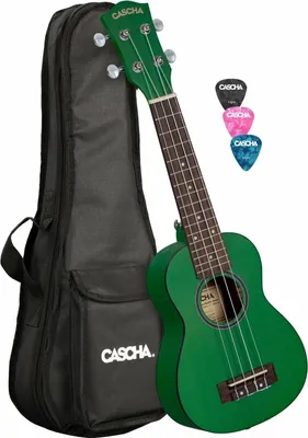 Produktbild von Cascha HH 2265L Green Sopran Ukulele