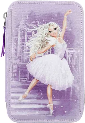 Produktbild von Depesche 3-Fach Federtasche TOPModel Ballet schwarz