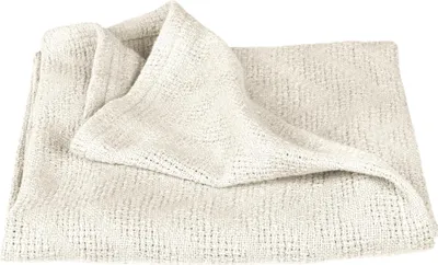 Immagine prodotto di coperta per bambini "Seashells Oyster" 80 x 80 cm - coperta accogliente in Cotonelogico - certificata GOTS e Oeko Tex 100 - bianco