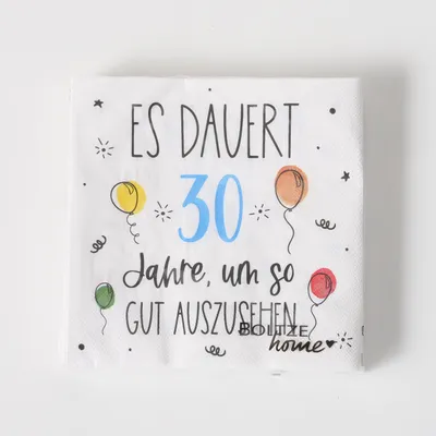 Obrázok produktu pre 20 narodeninových obrúskov