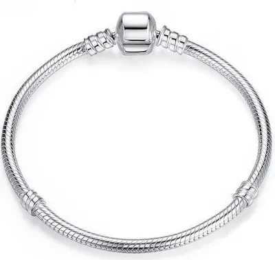 Produktbild von PANDACHARMS Charm Armband 18cm, 925er Sterling Silber, passt zu Pandora