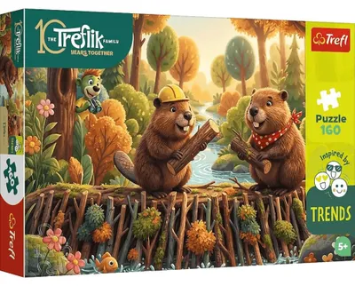 Obrázek produktu pro Puzzle 160 dílků TREFL – Bobr