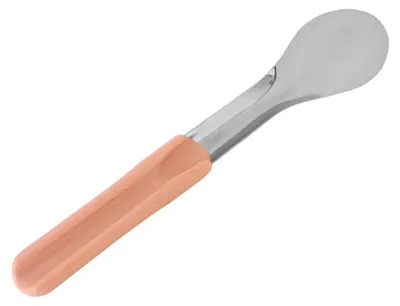 Obrázek produktu pro Lžíce na zmrzlinu, nerezová ocel, 300 mm, růžová
