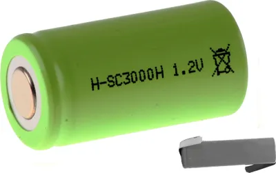Produktbild von Mexcel Akku Sub-C 1,2V / 3000mAh NS3000SCHT Hochtemperatur NiMh Lötfahne Z