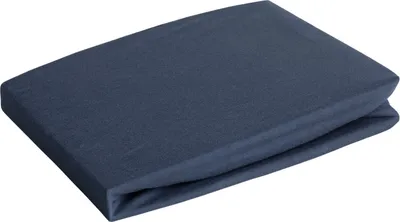 Zdjęcie produktu dla Prześcieradło na gumce JERSEY 180X200 granatowe