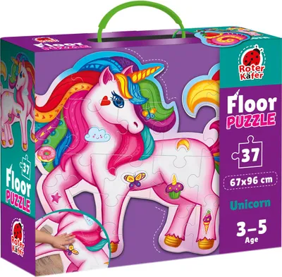 Obrázok produktu pre Magické podlahové puzzle s jednorožcom