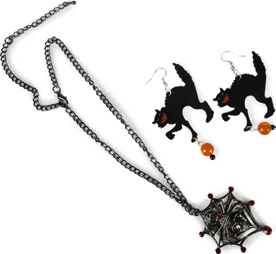 Produktbild von RAPPA Halloween-Schmuckset für Erwachsene