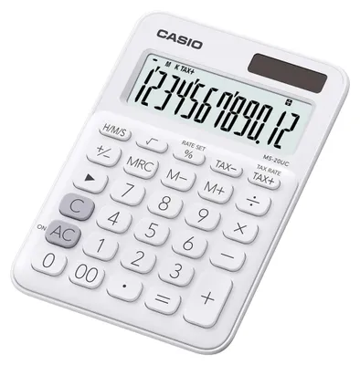 Produktbild von CASIO MS-20UC Tischrechner weiß