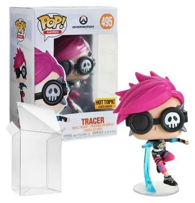 Image de Funko Pop! Games : Overwatch - Tracer (Punk) n° 495, une exclusivité Hot Topic
