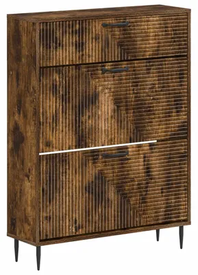 Produktbild von vidaXL Schuhschrank HAARLEM 78 x 24 x 103 cm Holzwerkstoff