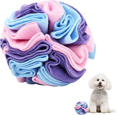 Produktbild von Schnüffelball für Hunde, Interaktives Schnüffelspielzeug, 20 cm, Waschbar, Geruchstraining für kleine und