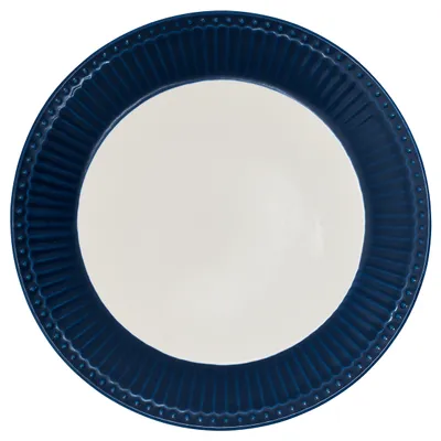 Produktbild von Greengate Alice Frühstücksteller dark blue 23 cm