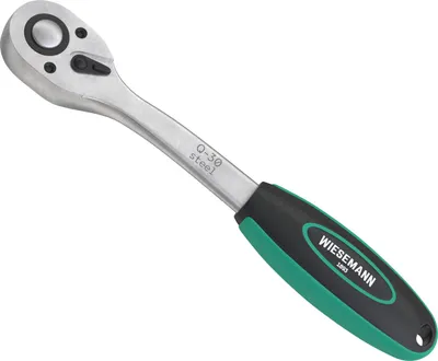 Immagine prodotto di Cricchetto con levetta da 3/8 pollici con 72 denti WIESEMANN 1893 | cricchetto con dentatura fine in lega acciaio CV cromato | 80829