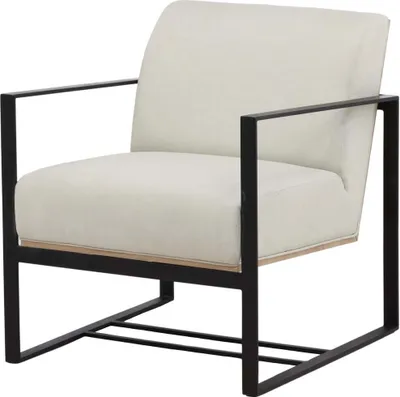 Produktbild von FURNLUX Sessel Kansas Grau Und Schwarz 70cm / Hauptfarbe: Grau / Abmessungen: 70 x 83 x 81 cm