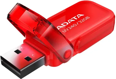 Produktbild von ADATA UV240, 32 GB, USB Typ-A, 2.0, Kappe, 7 g, Schwarz