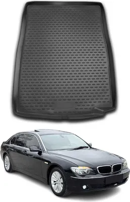 Image de Tapis de coffre pour BMW Série 7 F01 F02 G11 G12 Caoutchouc TPE Noir
