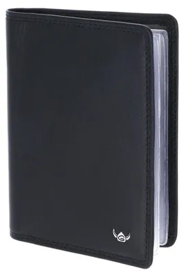 Image de Étui de protection pour carte d'identité avec protection RFID, couleur noire