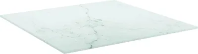 Obrázok produktu pre vidaXL Stolová doska biela 50x50 cm 6 mm tvrdené sklo mramorového vzhľadu