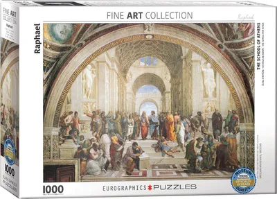 Image de puzzle 1000 pièces L'école d'Athènes de Raphaël