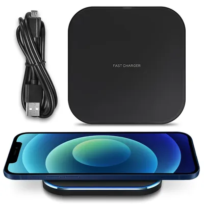 Immagine prodotto di QI  Stazione di ricarica wireless per Apple iPhone 12 Mini - Caricabatterie wireless rapido da 10 W