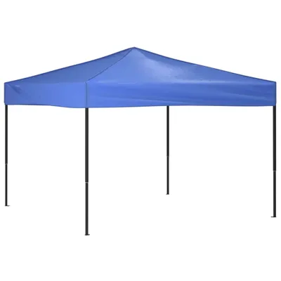Image de vidaXL Tente de réception pliante bleue 3x3 m