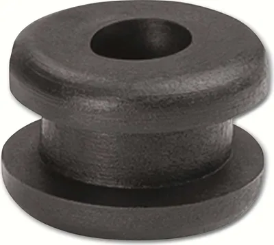 Produktbild von HELLERMANNTYTON Durchführungstülle, 633-02180, Schwarz, PVC, ∅ 6 mm, 1 Stück