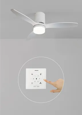 Produktbild von WIND CALM LINE - Leiser Deckenventilator 40W Ø132 cm 100% Holz