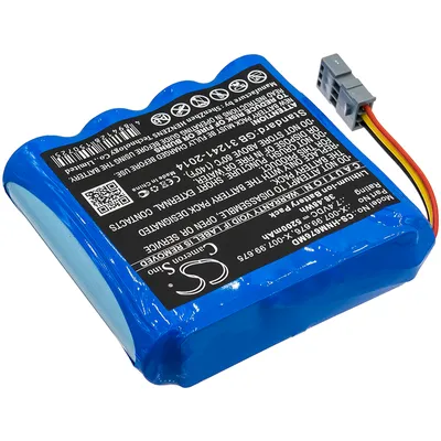 Image de TECHTEK Batterie compatible avec [Heine] mPack, mPack LL remplace X-007.99.675, pour X-007.99.676, pour X-07.99.675, pour X-07.99.676