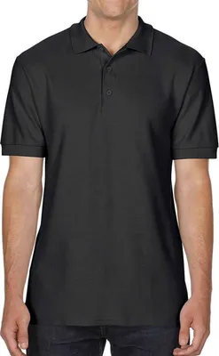 Image de Gildan - Polo piqué pour homme PC4197 (L) (Noir)